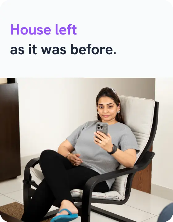 Women relaxing at home